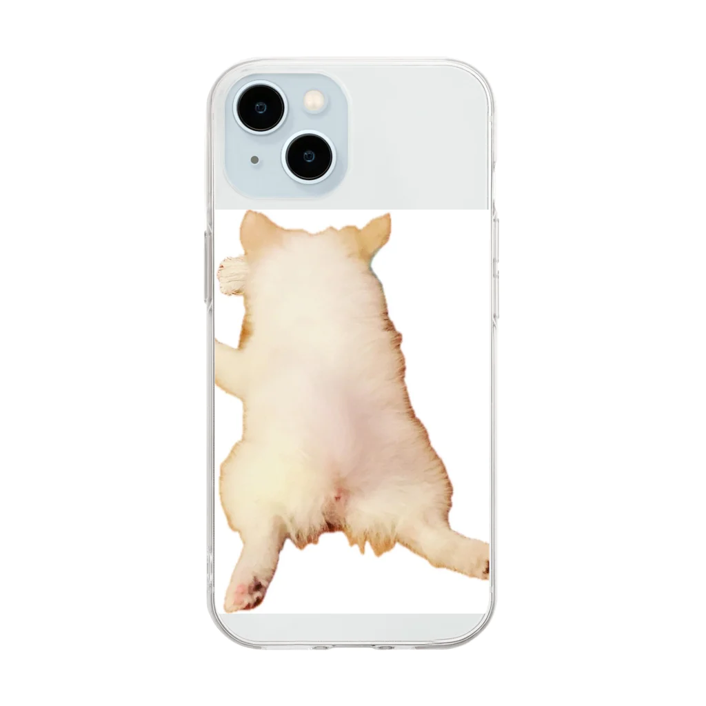 saiakunの今日も元気なハオchanのチャームポイント Soft Clear Smartphone Case