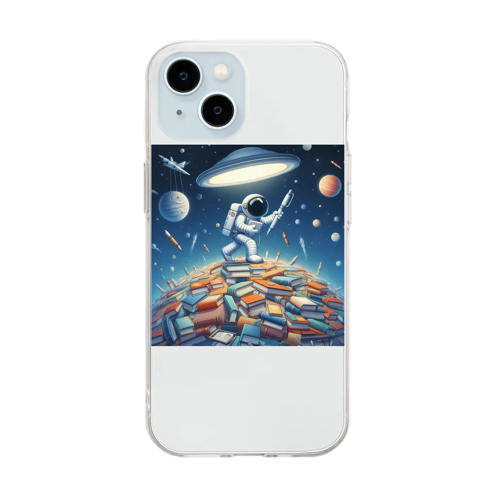 メアリーの宇宙の奥深くで見つかった Soft Clear Smartphone Case