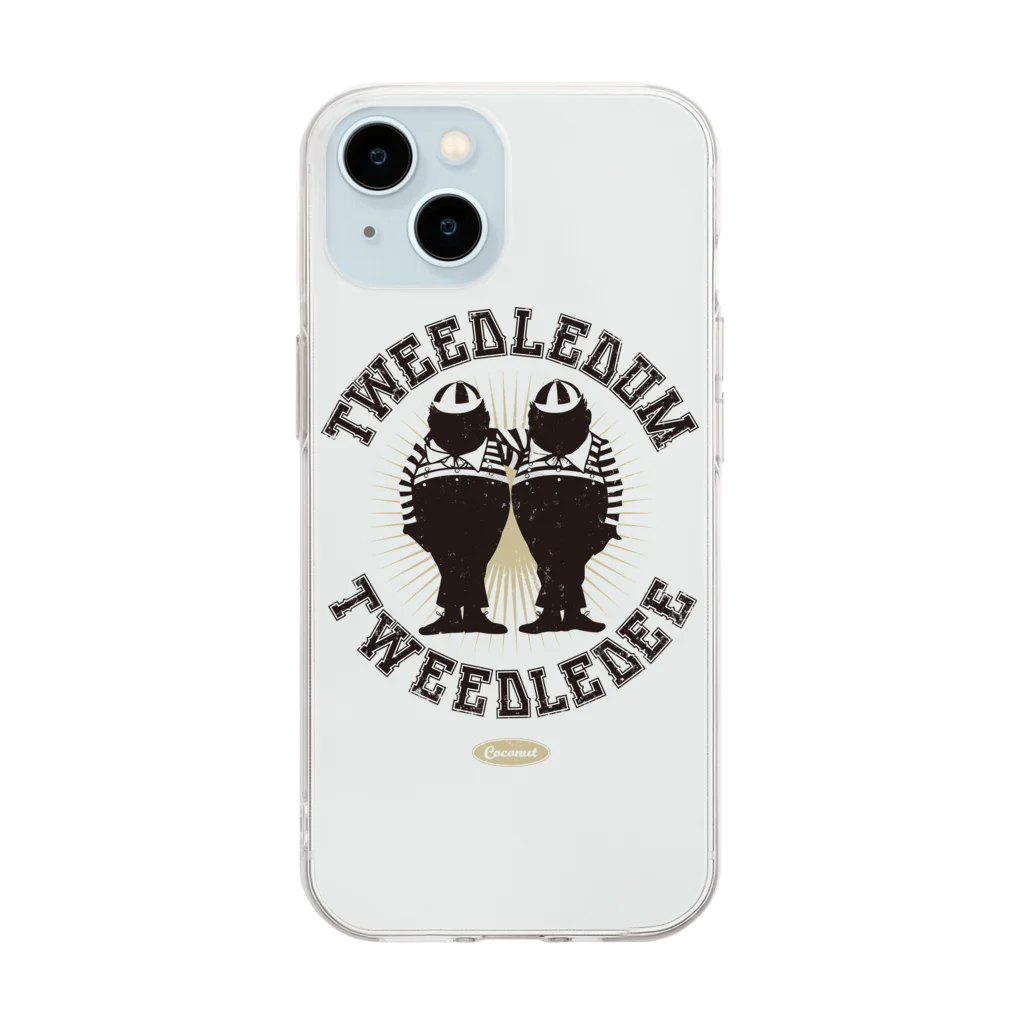 G-laboのTweedledum and Tweedledee Soft Clear Smartphone Case