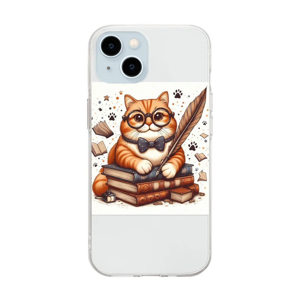 Akiraの猫 Soft Clear Smartphone Case