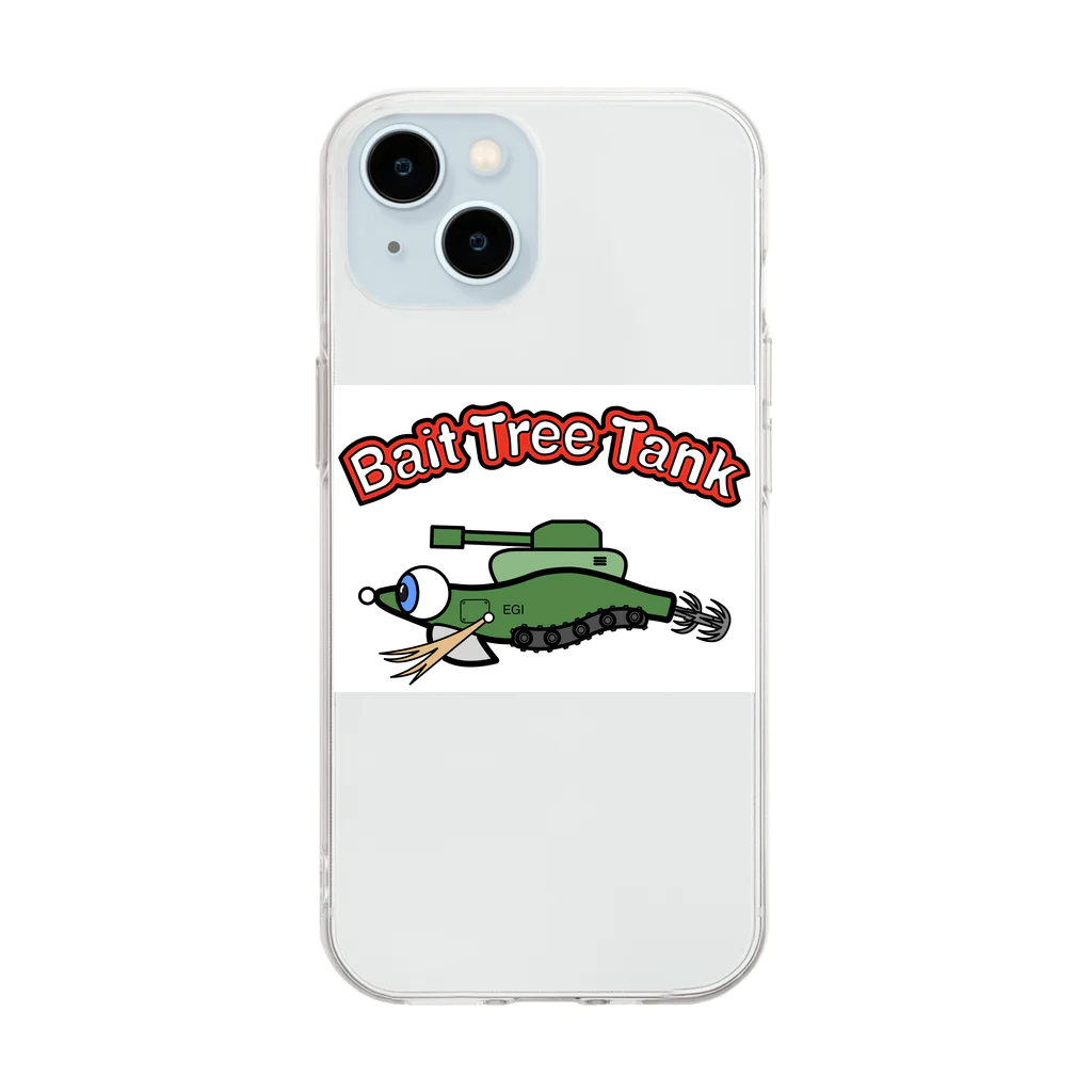 KyabettyのBait Tree Tank Soft Clear Smartphone Case