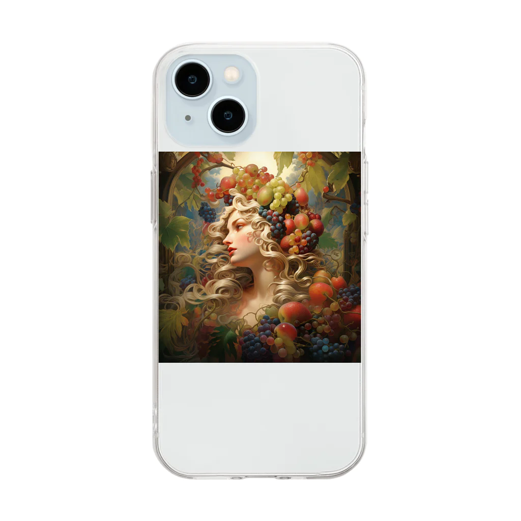 AQUAMETAVERSEの果実の女神　なでしこ1478 Soft Clear Smartphone Case