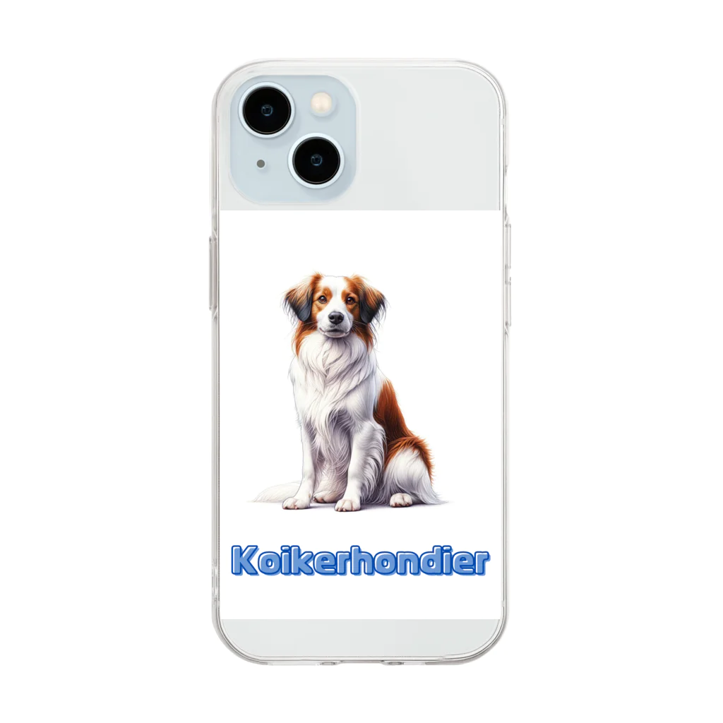 29chanのkoikerhondier犬 Soft Clear Smartphone Case