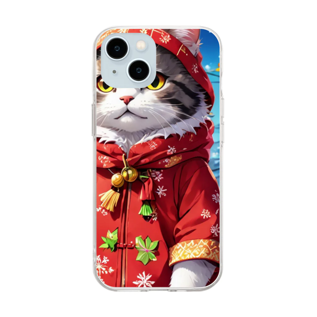 イマジネーション・ファクトリーの猫丸 Soft Clear Smartphone Case