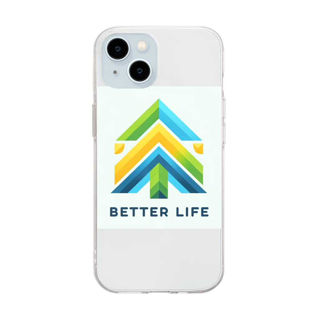 ねこにんじゃショップのBetter Life Soft Clear Smartphone Case