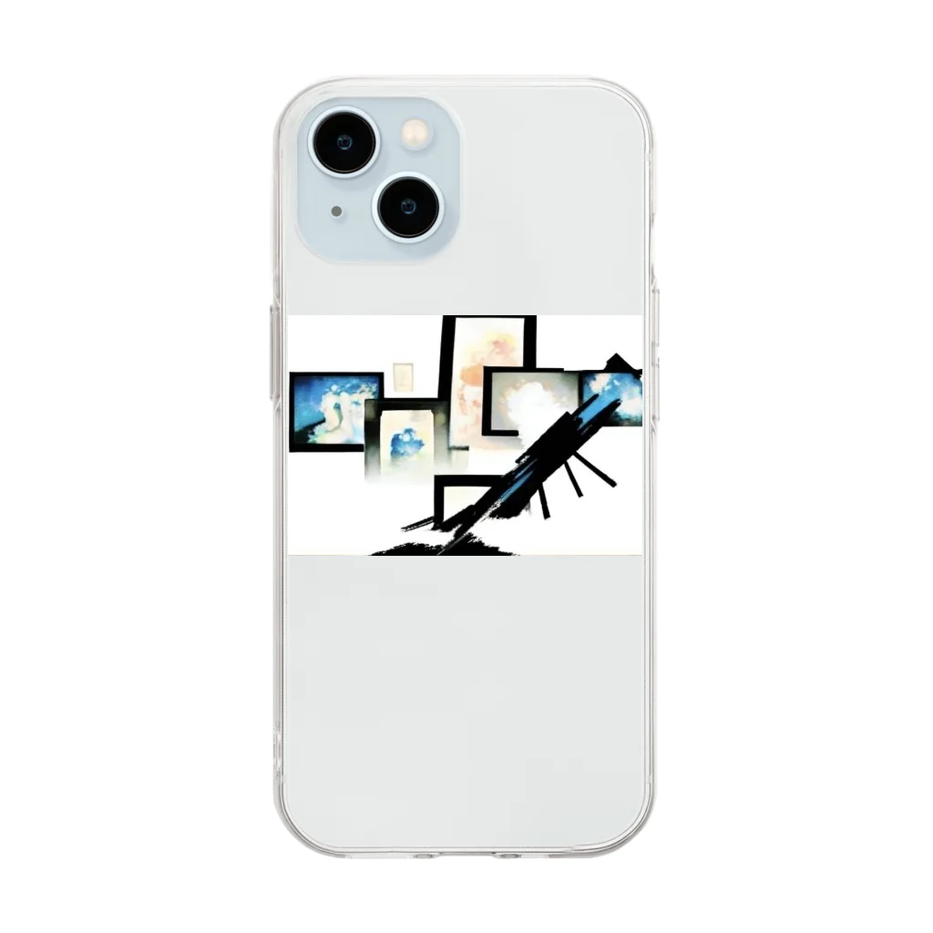 nejimakidori27のアートの魔法 Soft Clear Smartphone Case