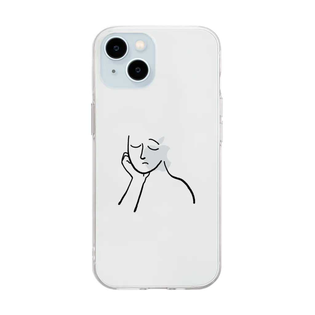 豊松りくのまどろみ Soft Clear Smartphone Case