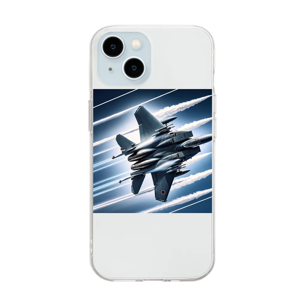 valtanamnのF-15J EAGLE Soft Clear Smartphone Case