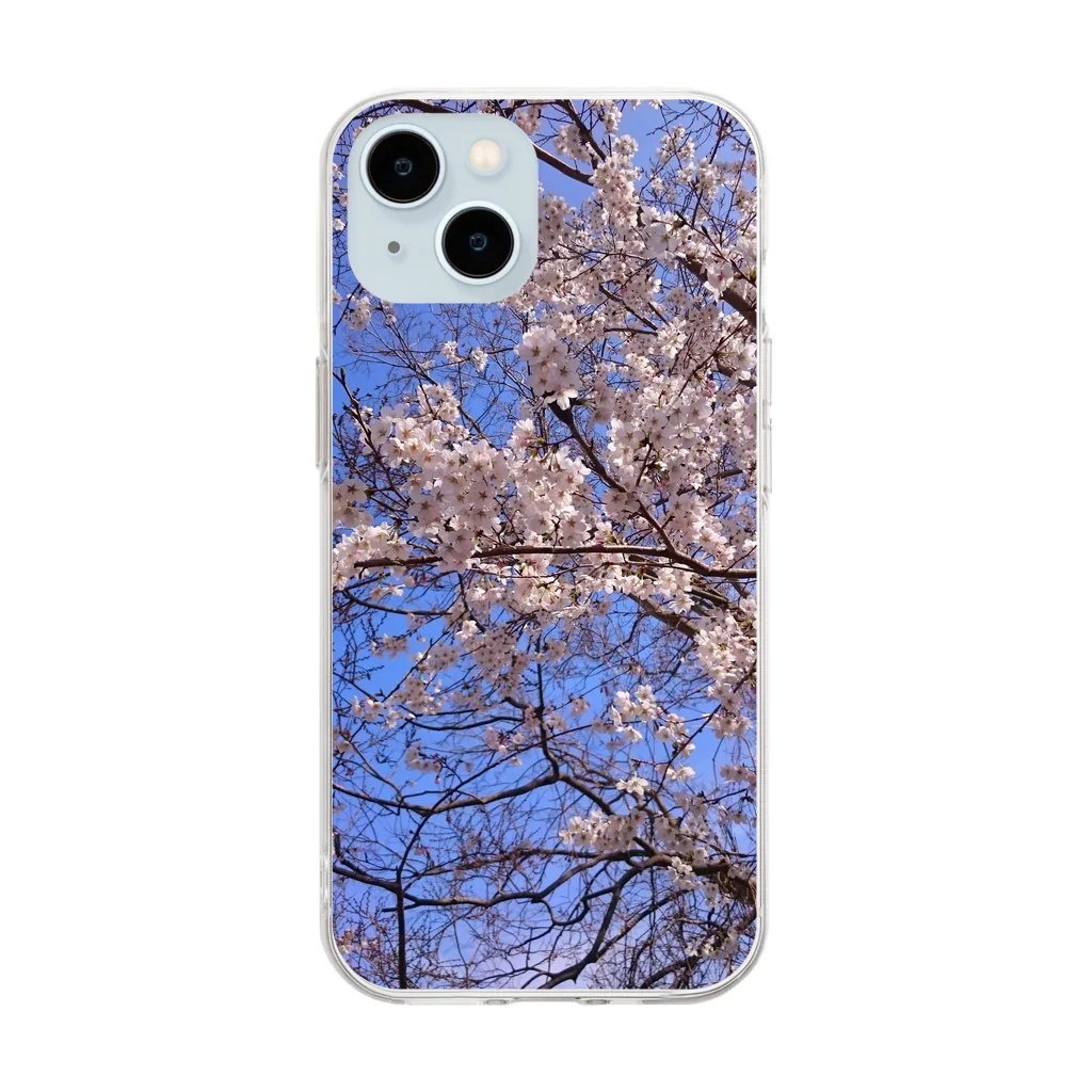 ULURU−Nのさくら　ao Soft Clear Smartphone Case