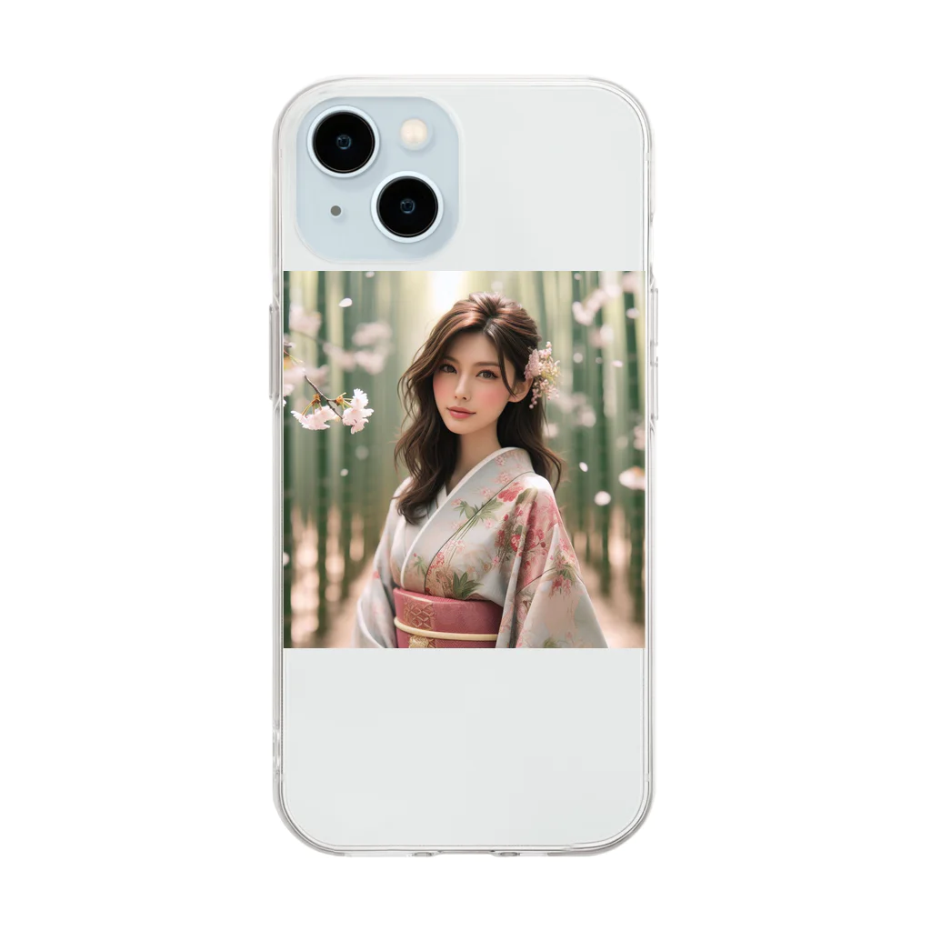 1 0の夏目ひかり Soft Clear Smartphone Case