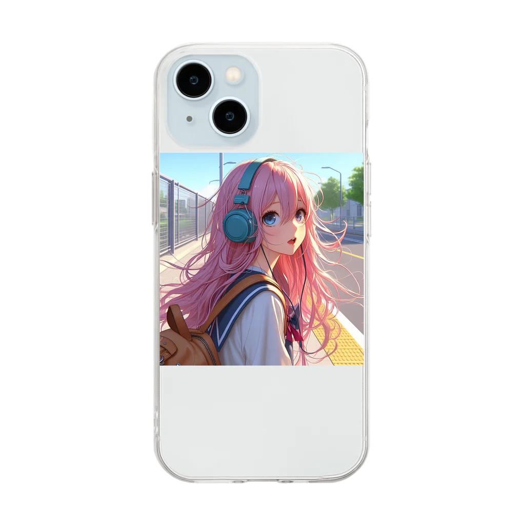 JAPAN THE HEROの通学ともちゃん💕 Soft Clear Smartphone Case