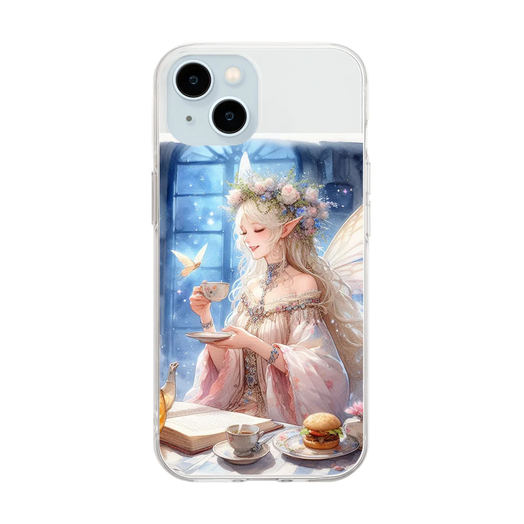 mika amanogawaの夢見る夜のおしゃべり🧚‍♀️ Soft Clear Smartphone Case