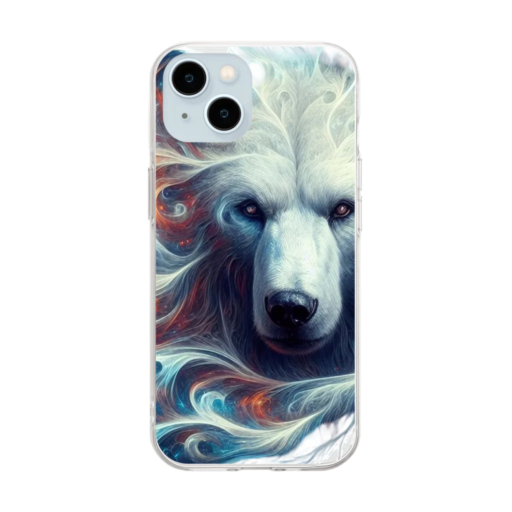 e-lily32のBeautiful Bear　聖戦士　A Soft Clear Smartphone Case