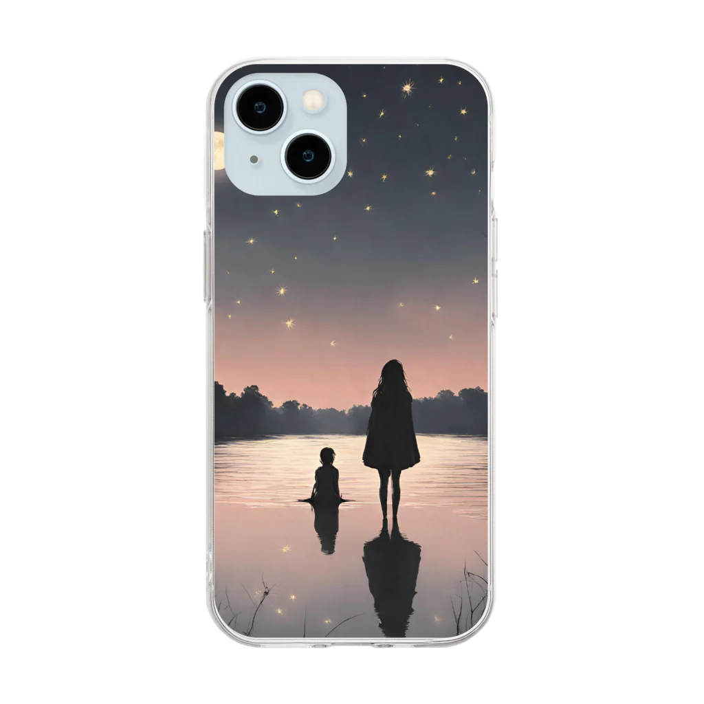 HAL_Level1の淡い夜 Soft Clear Smartphone Case