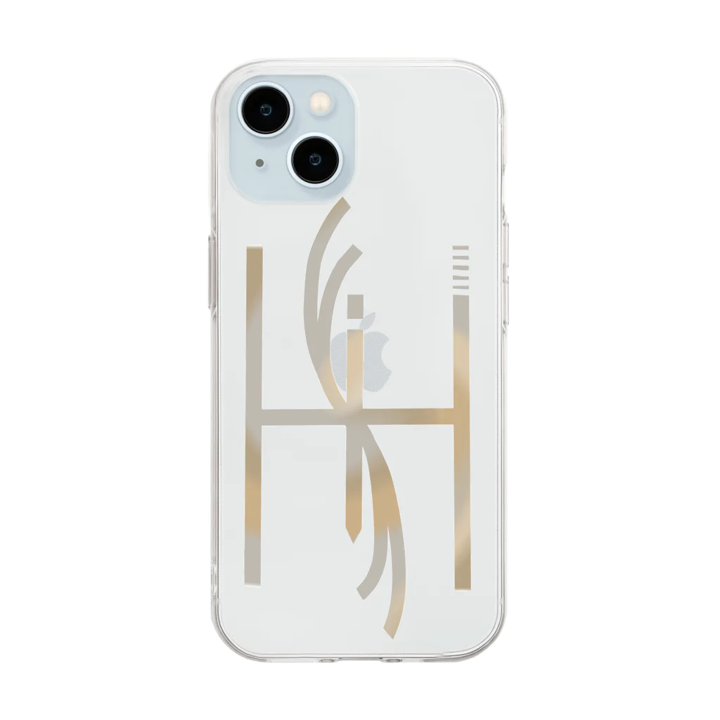 Hisui_LilysのHisuiロゴ入りスマホケース Soft Clear Smartphone Case