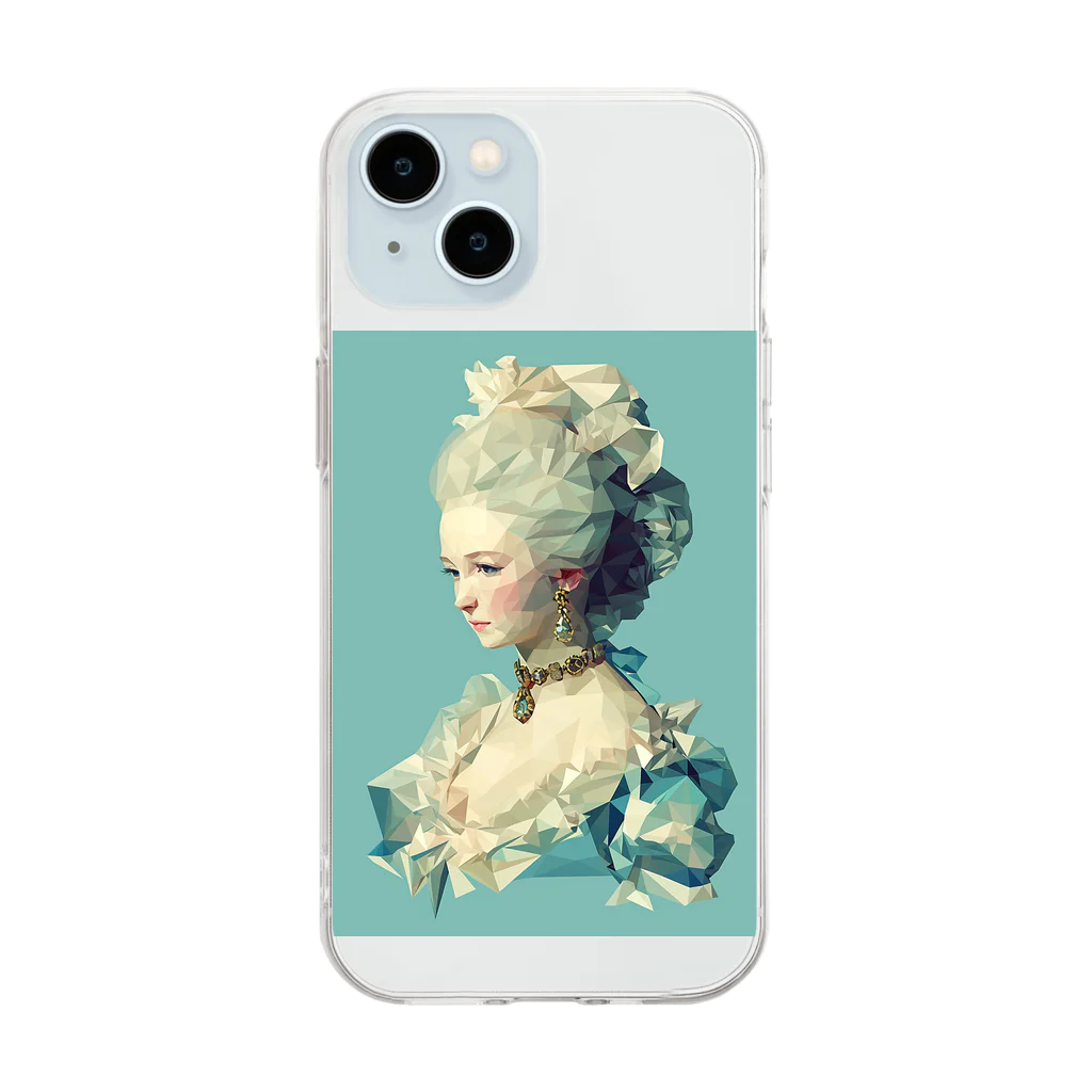 AQUAMETAVERSEの高貴な王妃　#1  Tomoe bb 2712 Soft Clear Smartphone Case