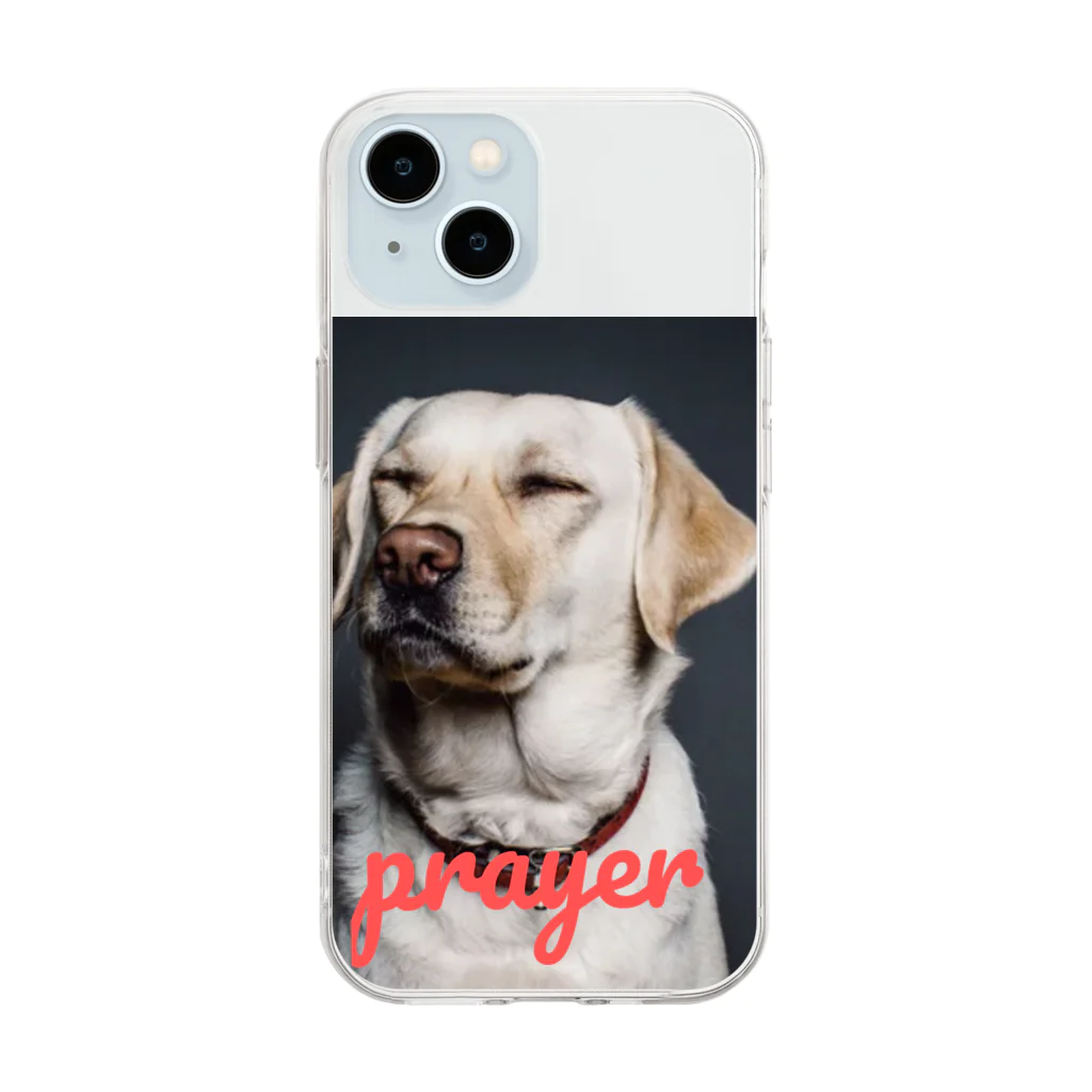 hirotakeのprayer love Soft Clear Smartphone Case