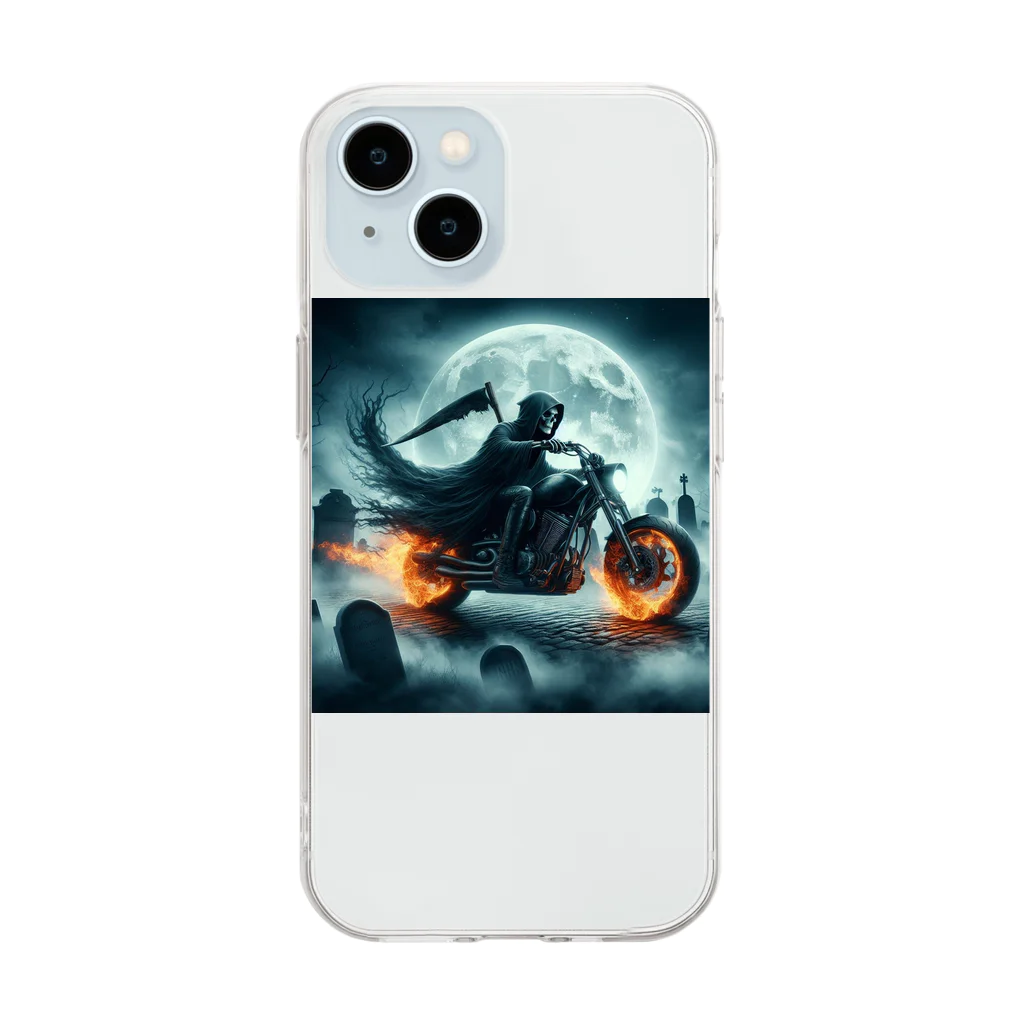 Miya0112の命を取りに行く死神 Soft Clear Smartphone Case