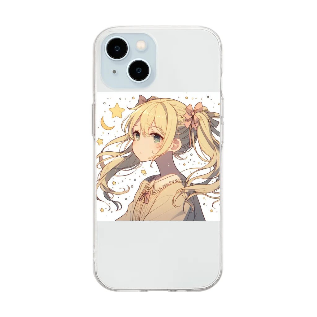 xsayaxの不思議の国の少女✨夢🐇🎩 Soft Clear Smartphone Case