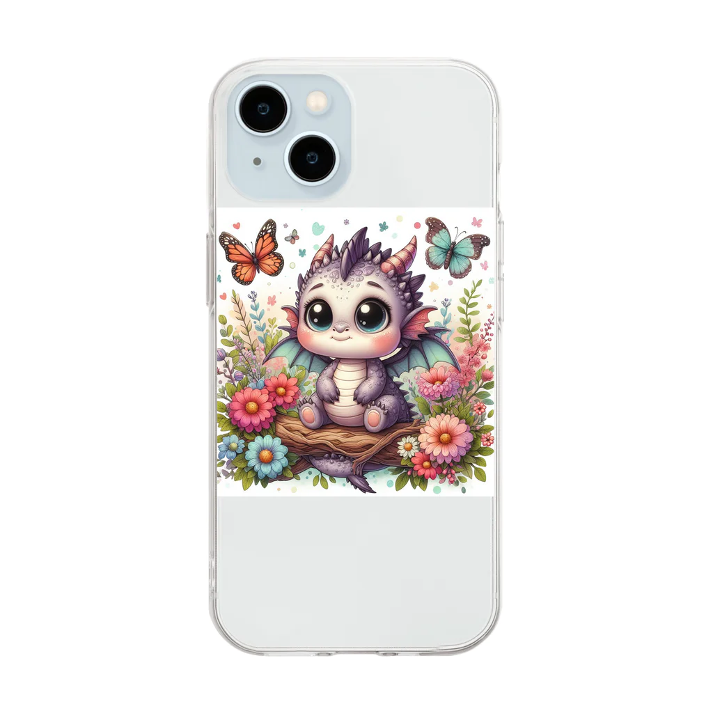 正龍のCute3龍我ryuga Soft Clear Smartphone Case