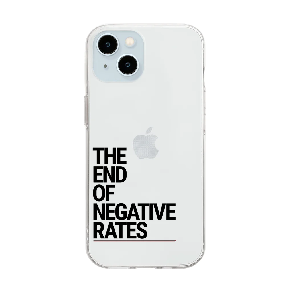 Activeindex( ˘ω˘)のThe End of Negative Rates Soft Clear Smartphone Case