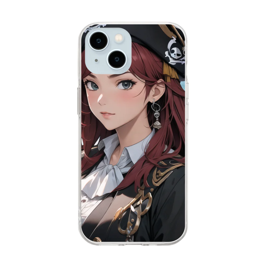 GOKURAKUのCaptainMarina Soft Clear Smartphone Case