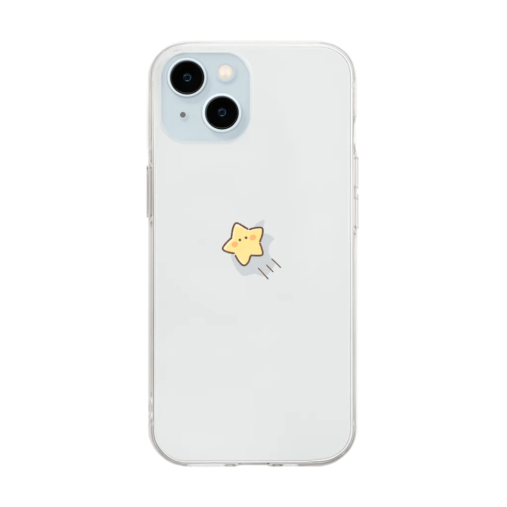 カイジの流れ星⭐️ Soft Clear Smartphone Case