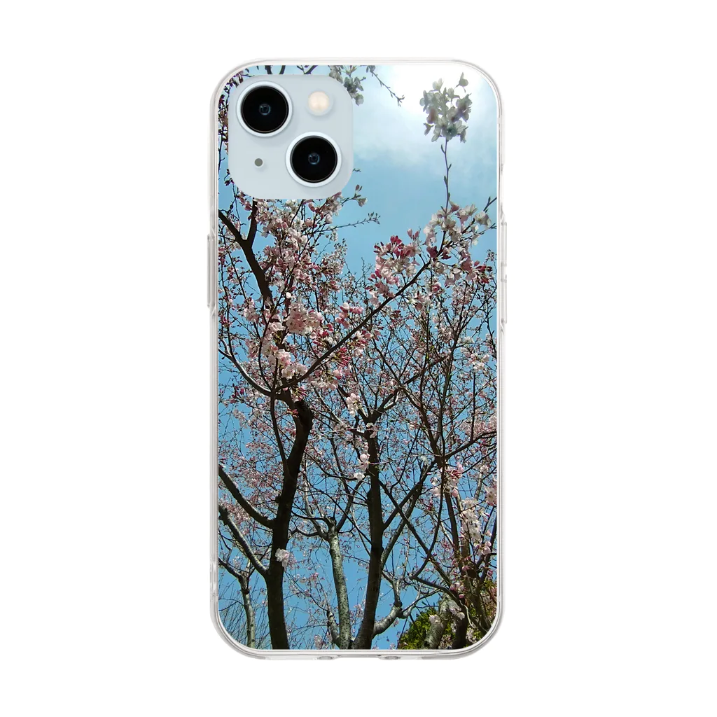 haru-dei-の桜 Soft Clear Smartphone Case