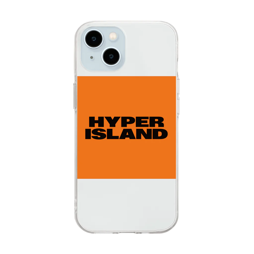 HYPER_ISLAND_JAPANのHYPER ISLAND JAPAN 公式グッズ Soft Clear Smartphone Case