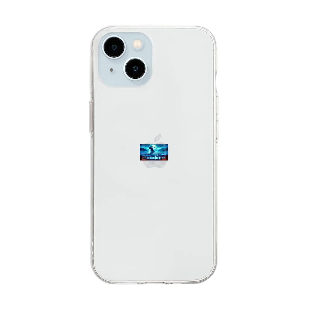Japan_Connectionのサイバーネッシー  Soft Clear Smartphone Case