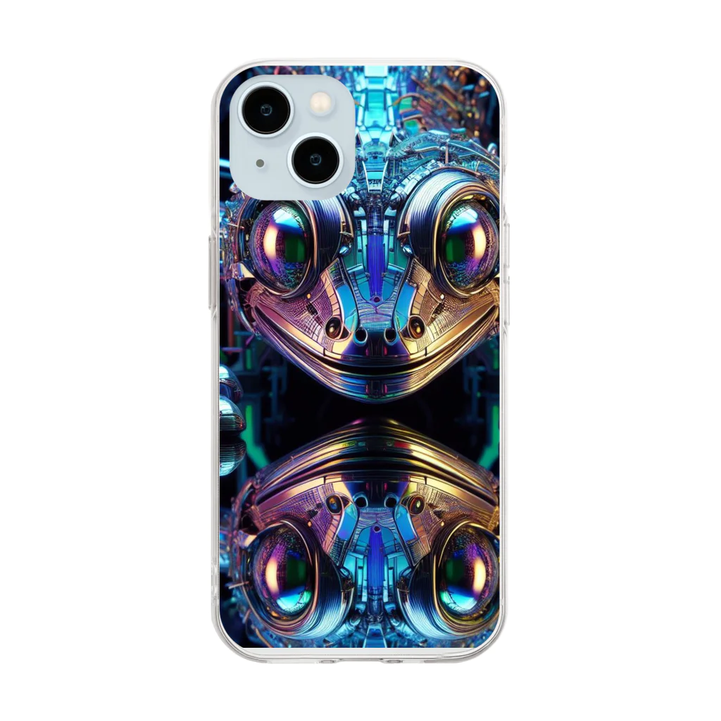 CyberCyberのlizard039 Soft Clear Smartphone Case