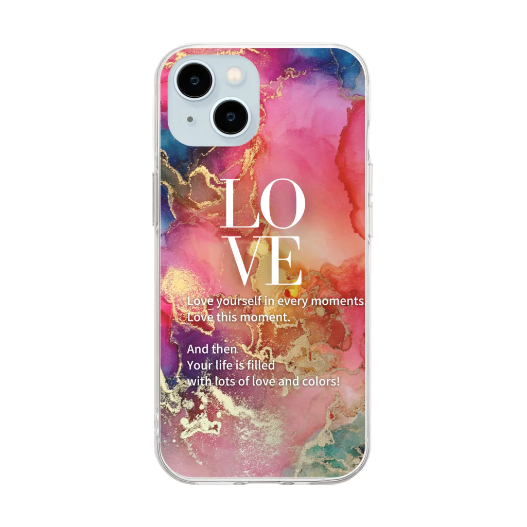 RayのLove INC スマホケースシリーズ Soft Clear Smartphone Case