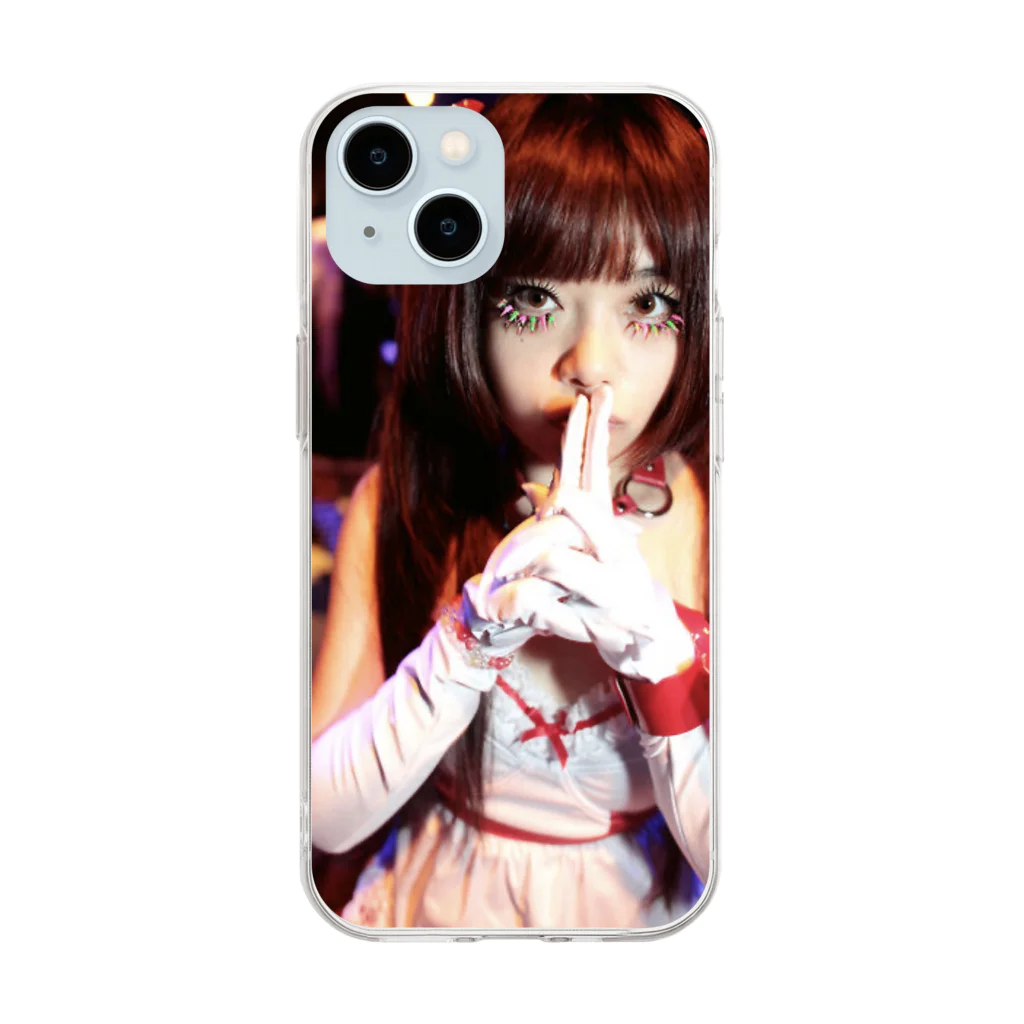 ラブラブほあちゃんのイベントシロップスマホケース Soft Clear Smartphone Case