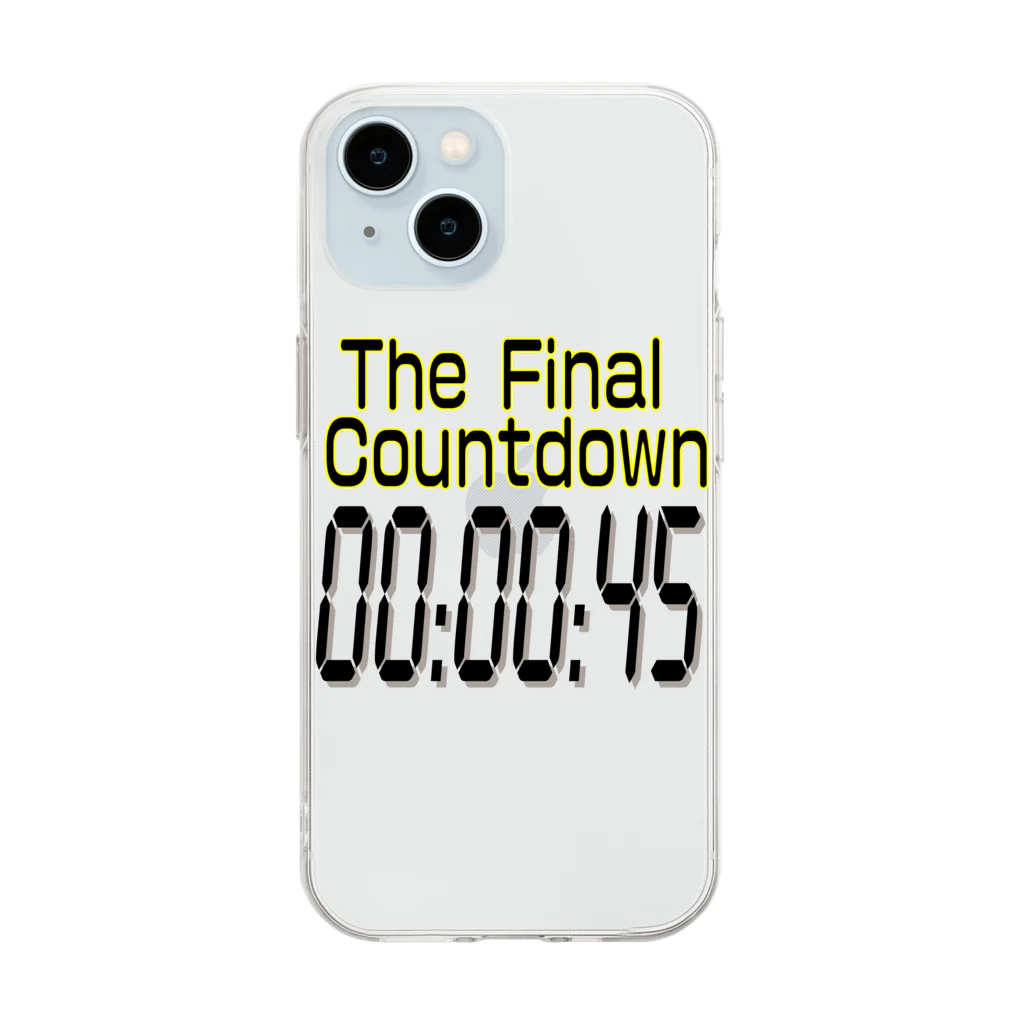 ニゴ猫　shopのThe Final  Countdown ソフトクリアスマホケース