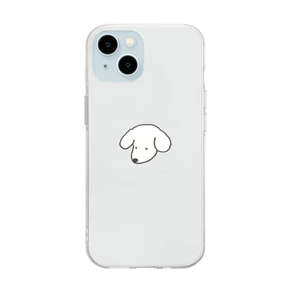 すうのいぬ Soft Clear Smartphone Case