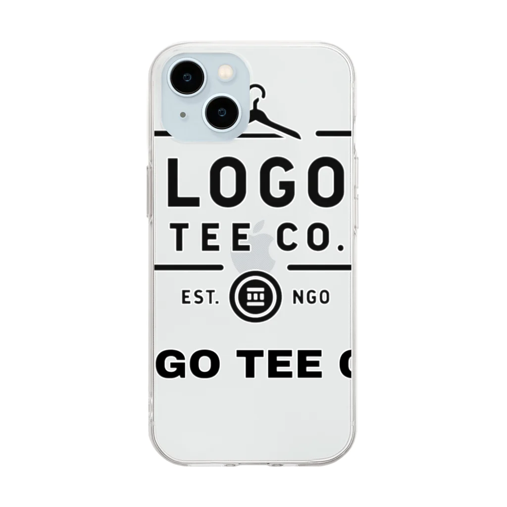 Logo Tee Co.のLogo Tee Co.  Soft Clear Smartphone Case