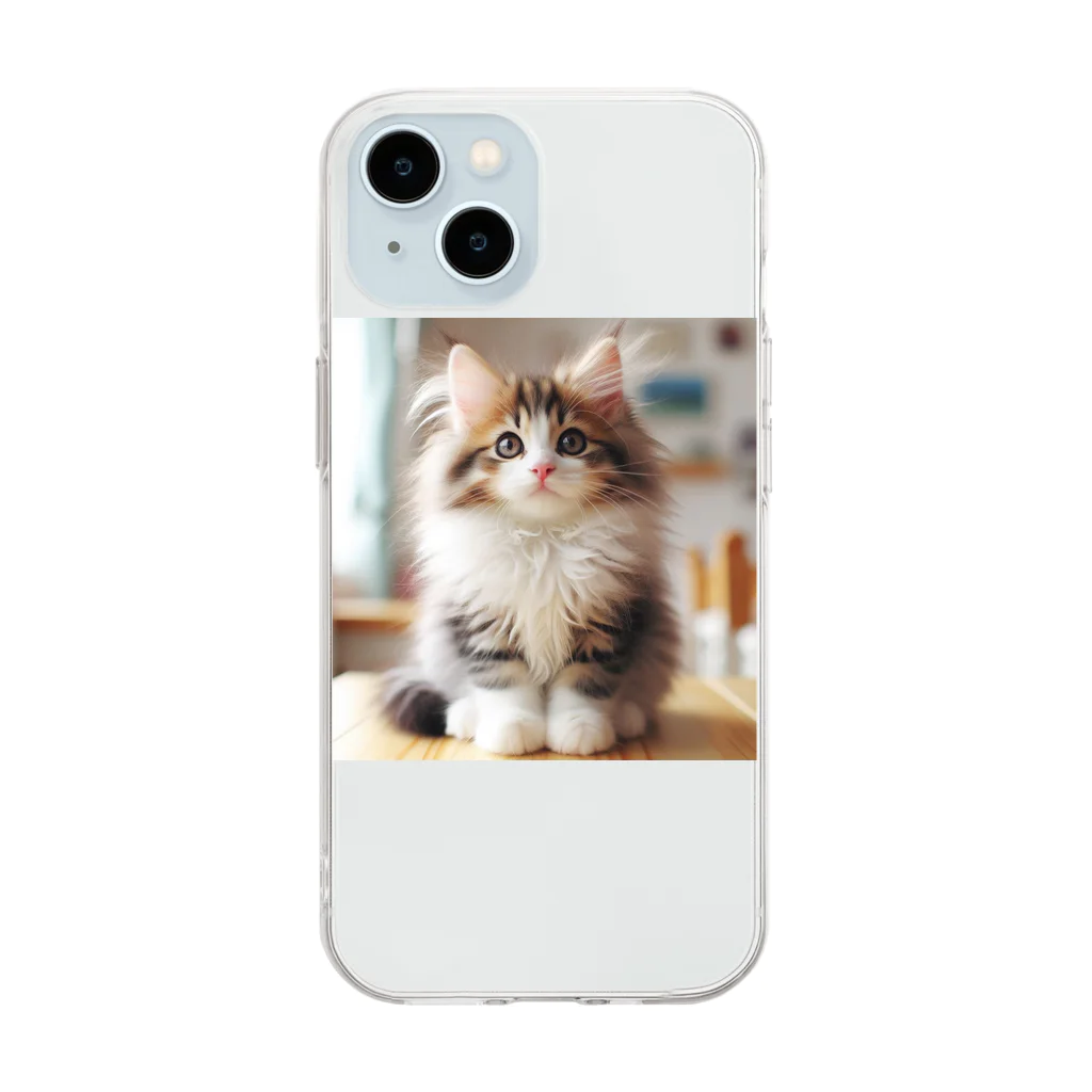 Creation CATのゴージャスCAT Soft Clear Smartphone Case