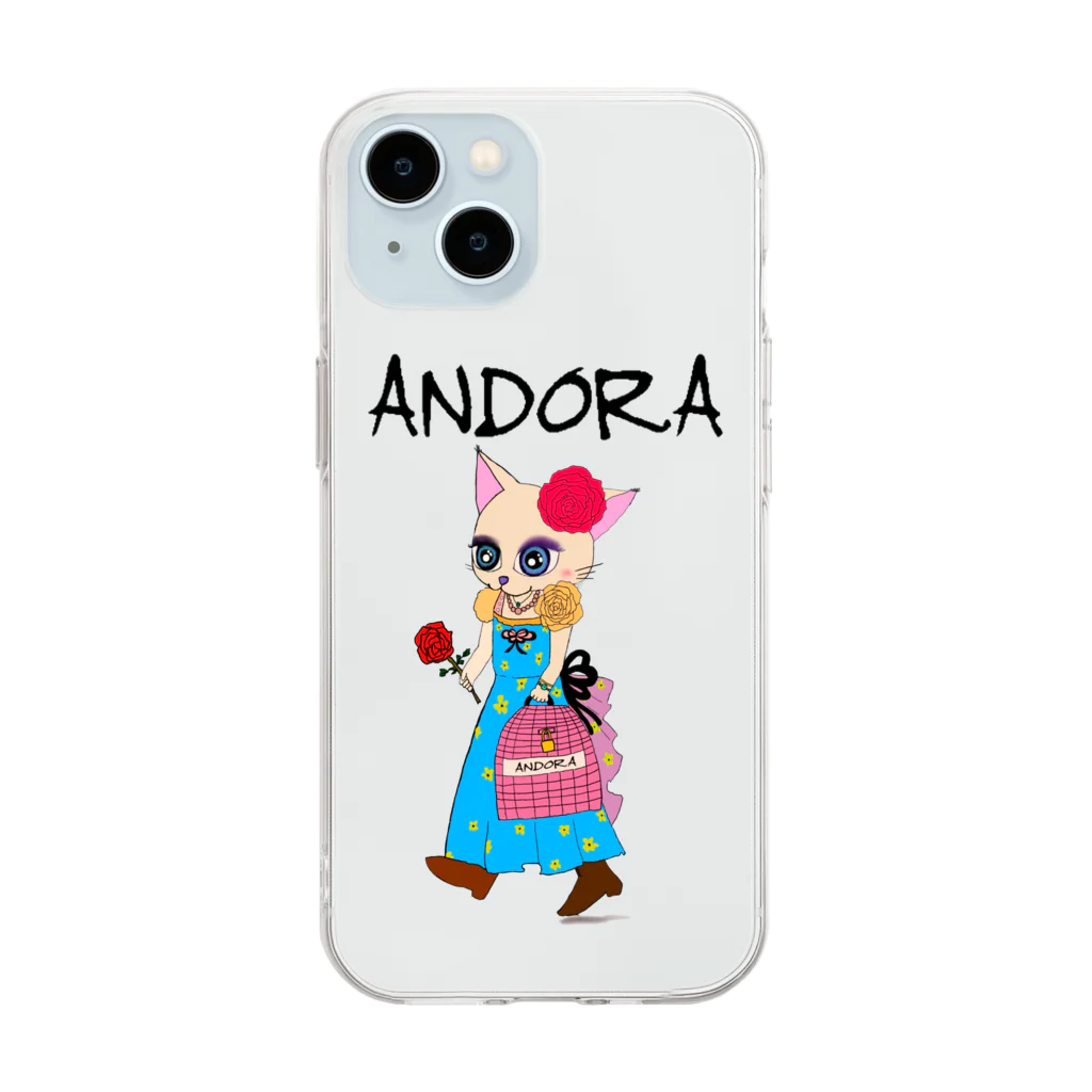 ANDORAの花を買いに Soft Clear Smartphone Case