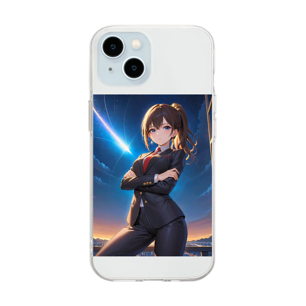 toshi_7の新社会人2 Soft Clear Smartphone Case