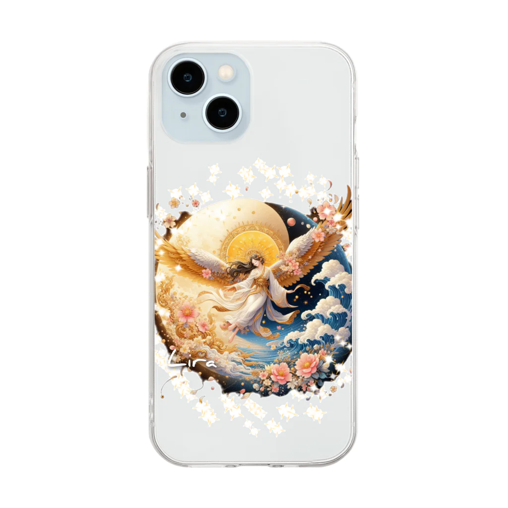 Lira-0011のLira天使シリーズ Soft Clear Smartphone Case