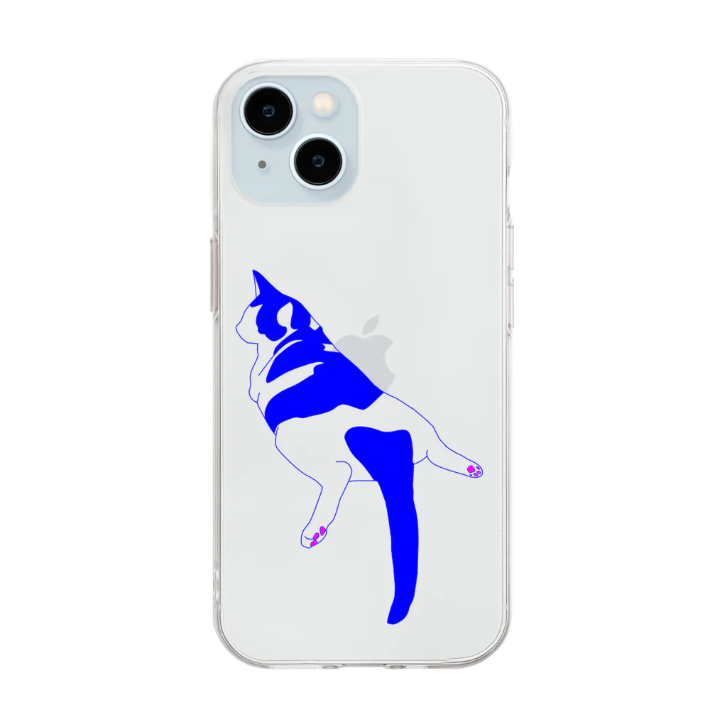 Kjr888Aymのkoko先輩 Soft Clear Smartphone Case