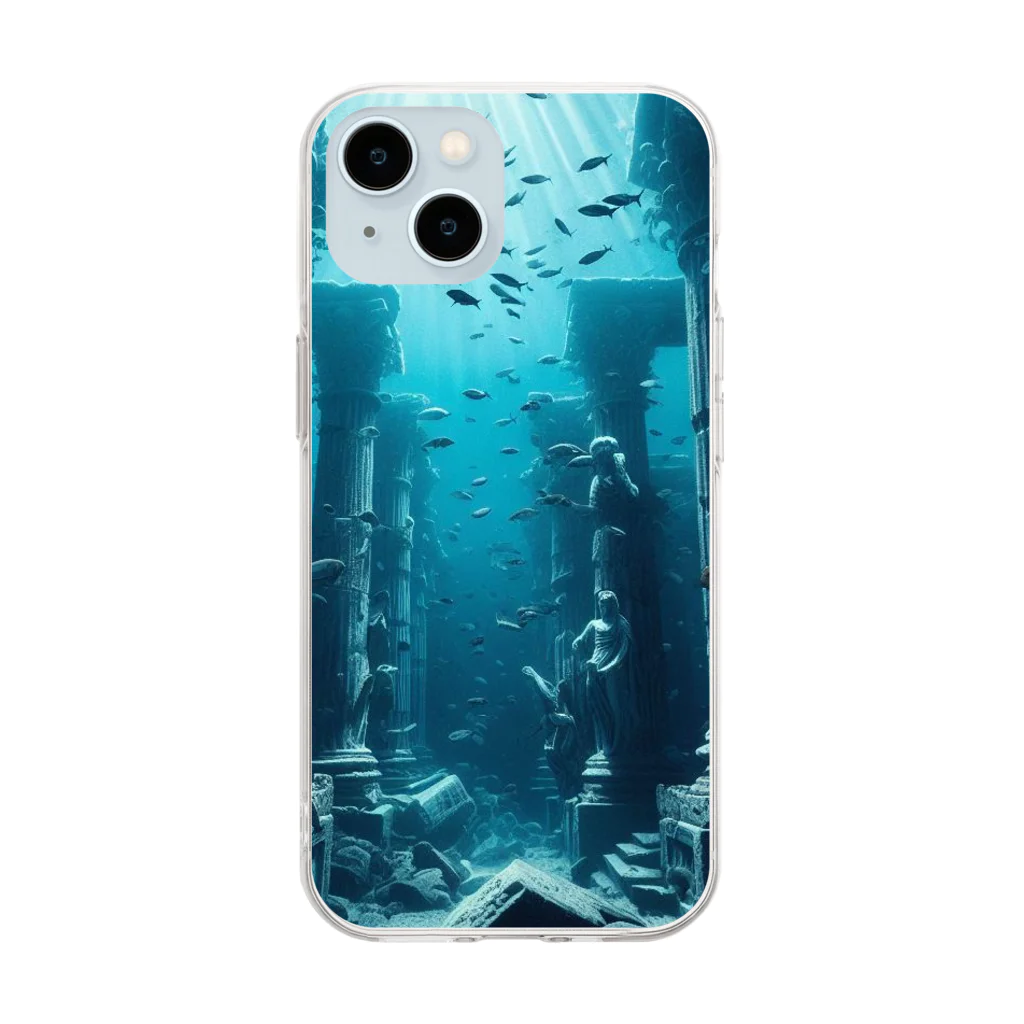 T-Tの海底都市 Soft Clear Smartphone Case