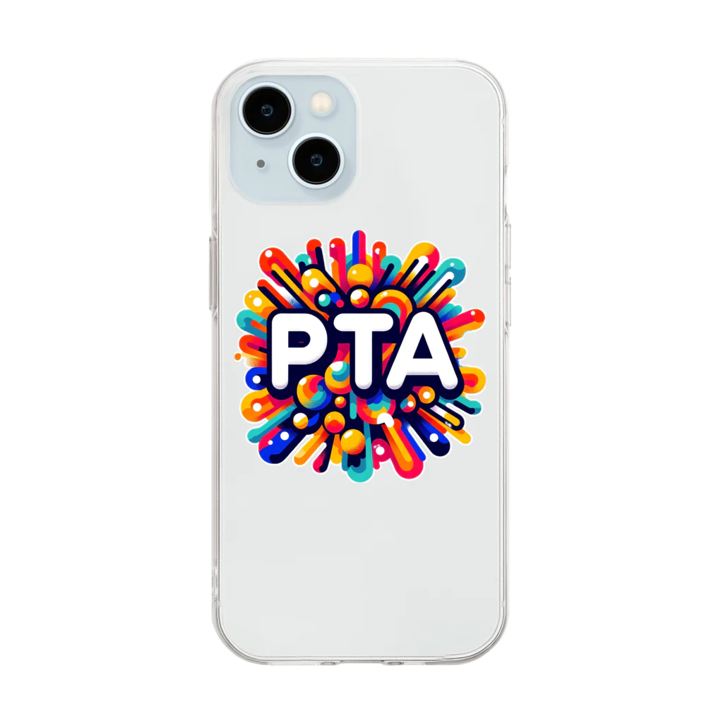 PTA役員のお店のPTA Soft Clear Smartphone Case