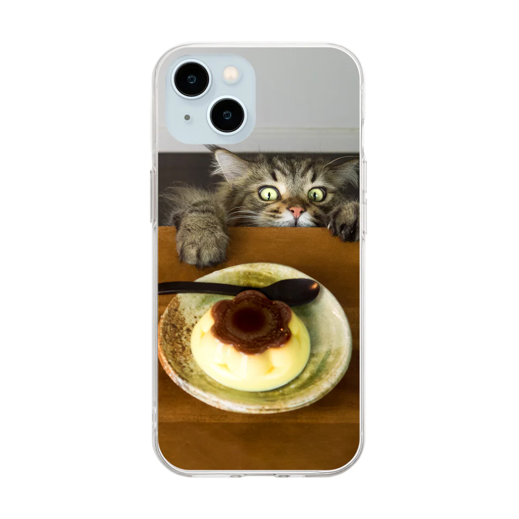 MARCO's CAT SHOPのがんも ソフトクリアスマホケース