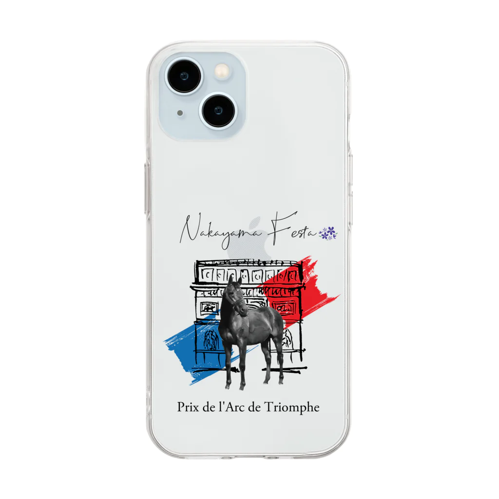 Loveuma. official shopのNakayama Festa 〜Prix de I'Arc de Triomphe〜 by AERU Soft Clear Smartphone Case