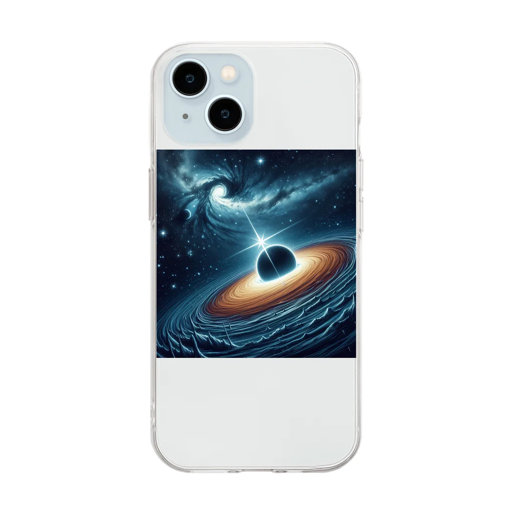 takao89の幻想的な宇宙 Soft Clear Smartphone Case