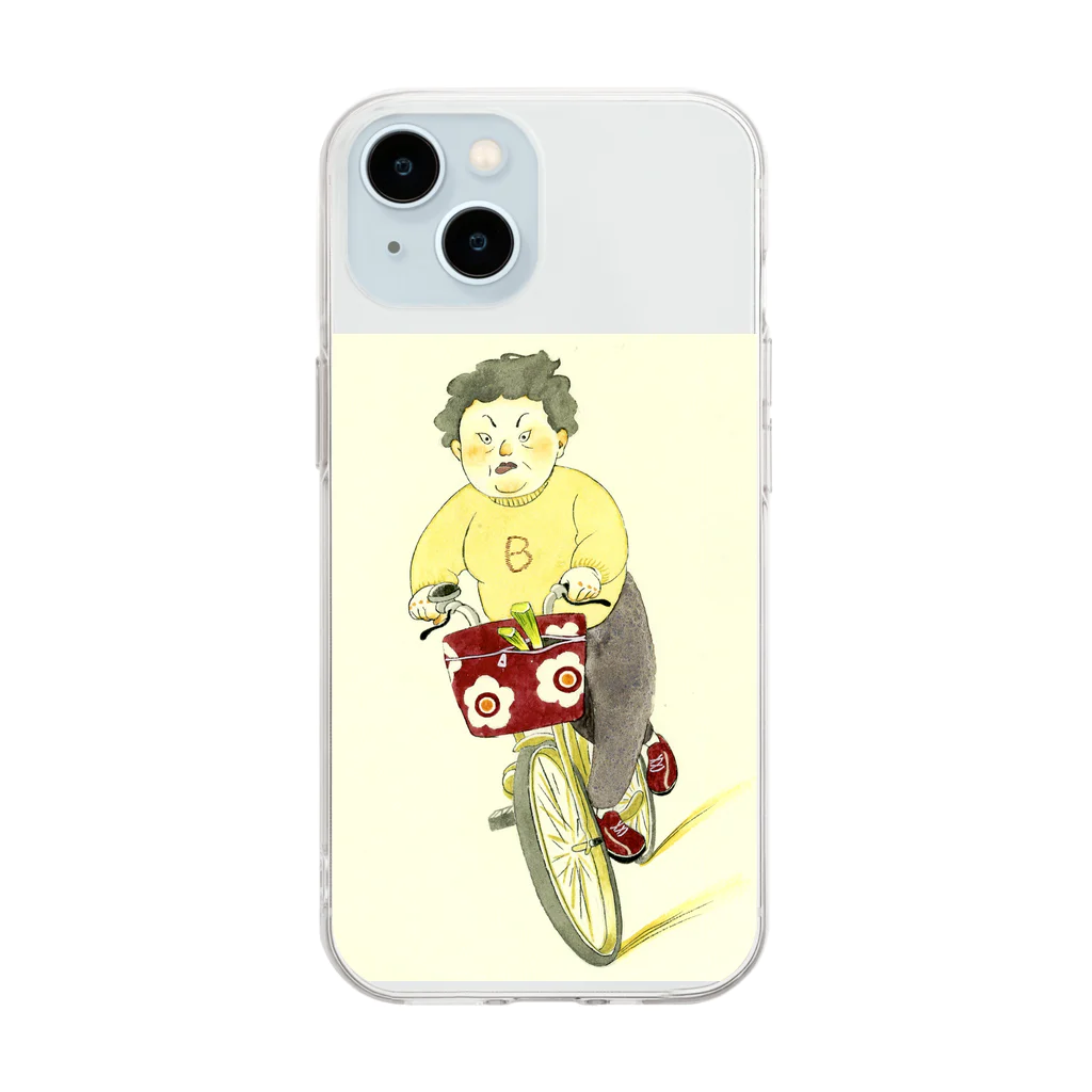 スージィのチリンチリン！ Soft Clear Smartphone Case