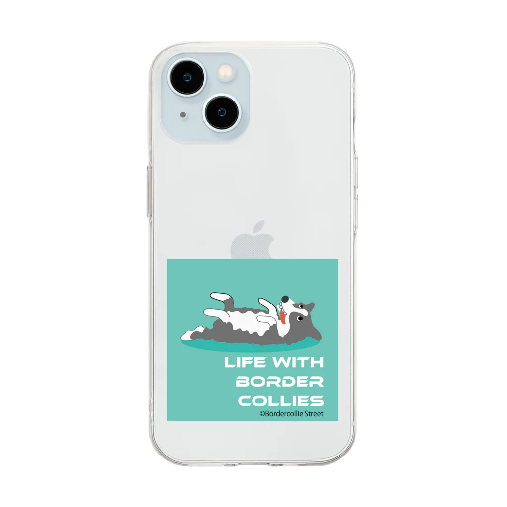 Bordercollie StreetのYM2405-1 Soft Clear Smartphone Case