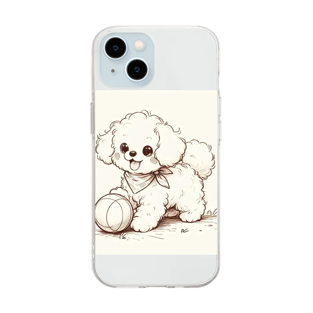 shopアルーニョの一緒にあそぼ Soft Clear Smartphone Case