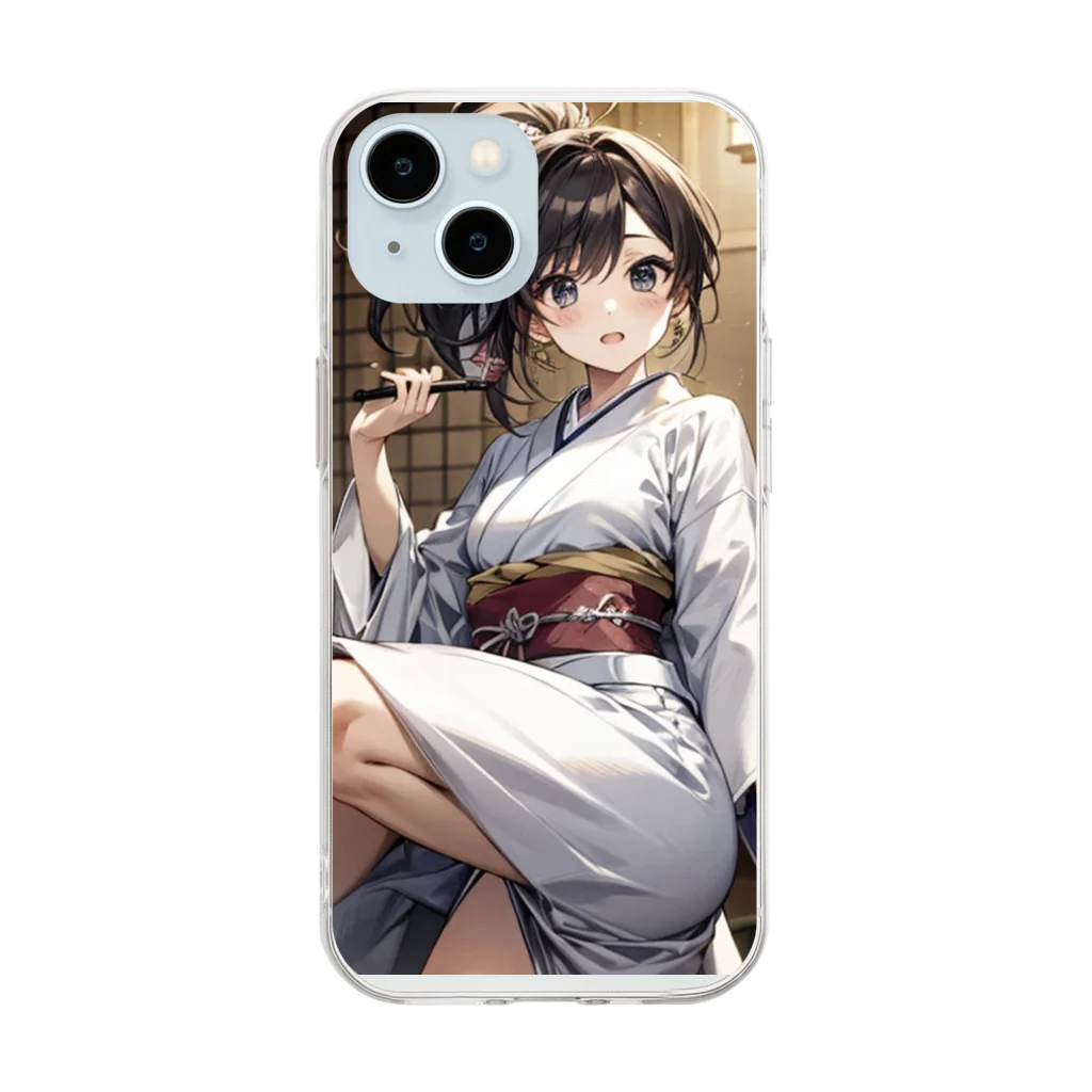 sorciere23の美少女シリーズ Soft Clear Smartphone Case